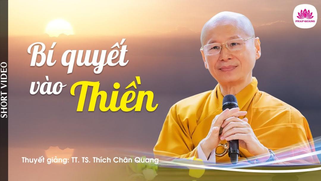 BÍ QUYẾT VÀO THIỀN