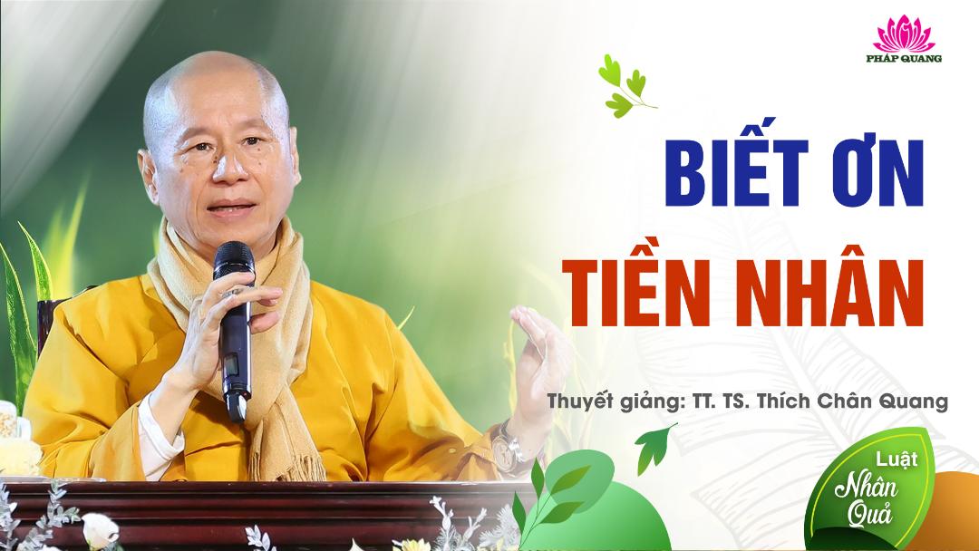 BIẾT ƠN TIỀN NHÂN