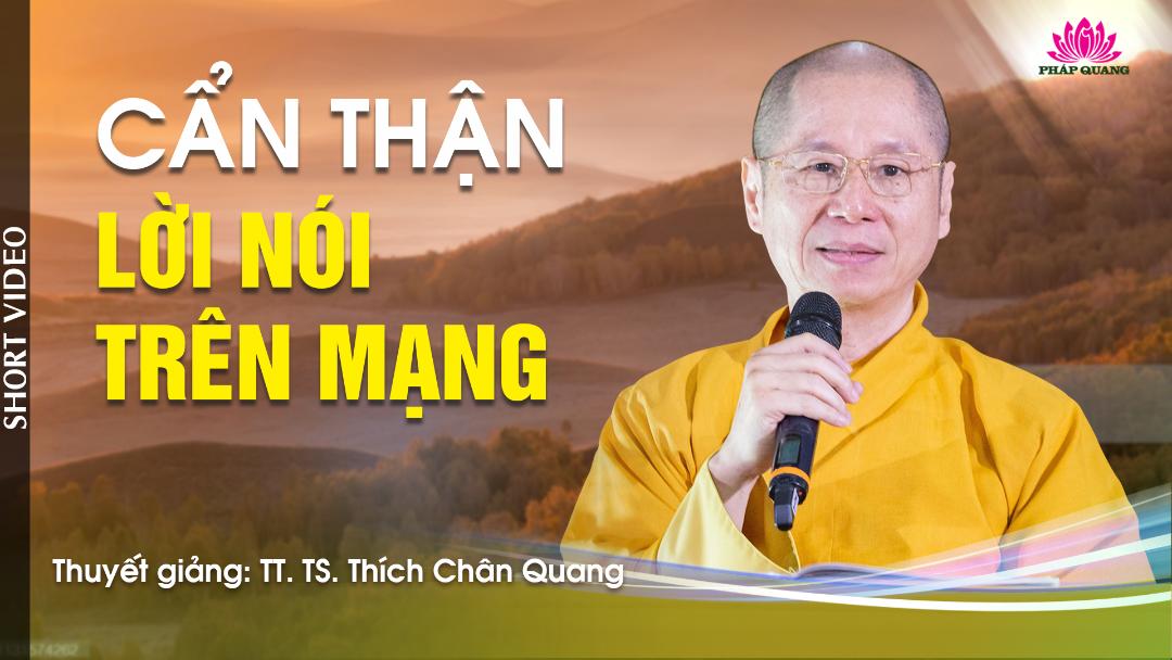 CẨN THẬN LỜI NÓI TRÊN MẠNG