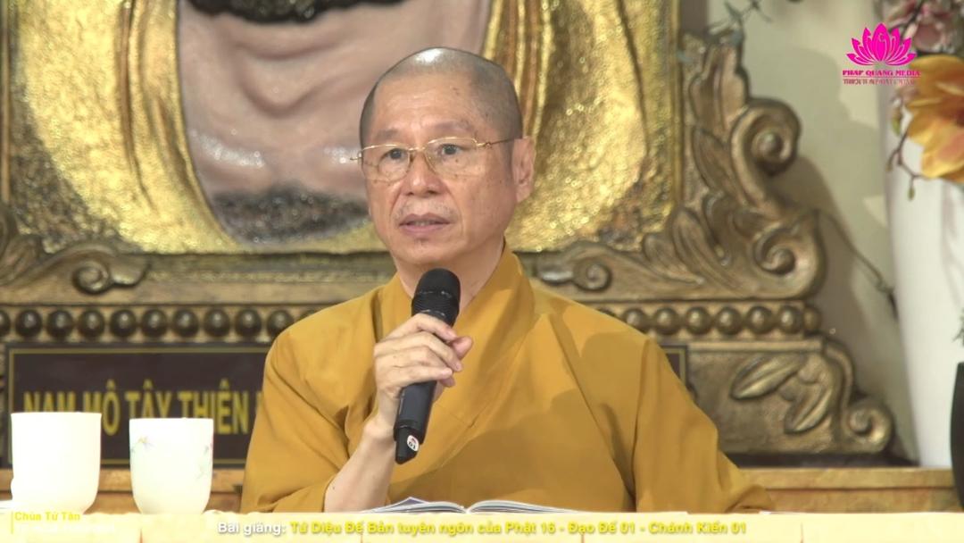 CHÁNH KIẾN BẮT ĐẦU TỪ LÒNG TÔN KÍNH PHẬT TUYỆT ĐỐI