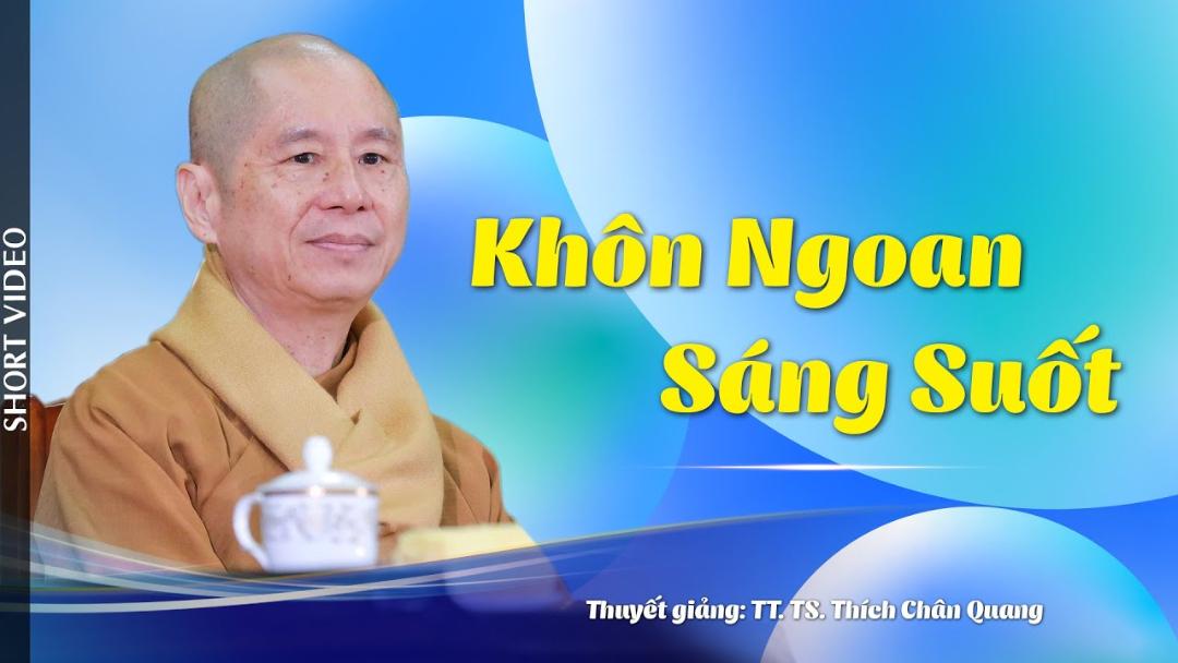 KHÔN NGOAN SÁNG SUỐT - Trích bài Lợi Ích Của Thiền Định