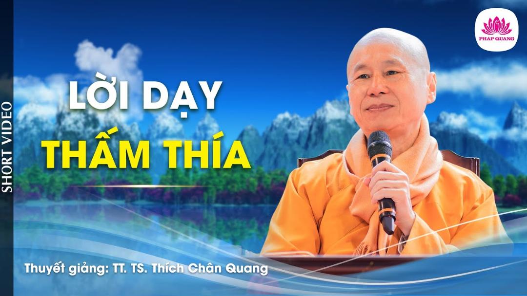 LỜI DẠY THẤM THÍA