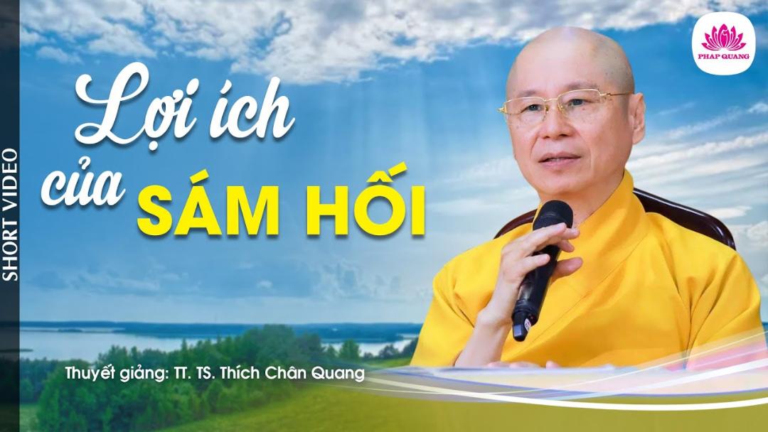 LỢI ÍCH CỦA SÁM HỐI