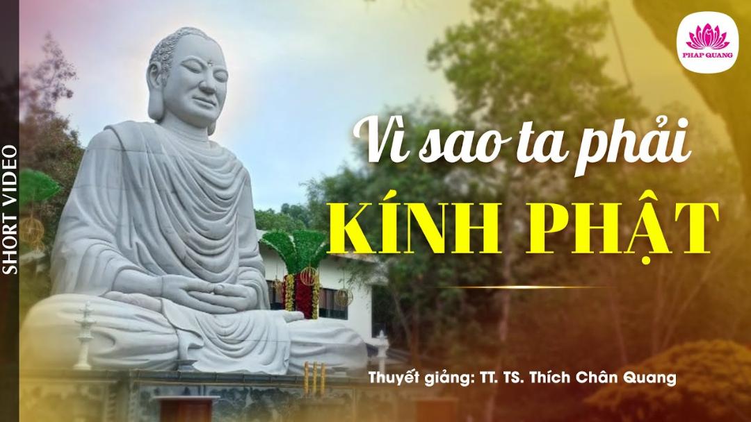 VÌ SAO TA PHẢI TÔN KÍNH PHẬT - Trích bài Hiểu và Tôn Kính Phật