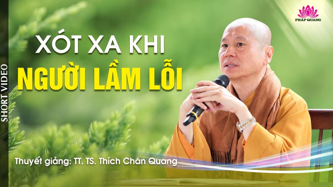 Xót Xa Khi Người Lầm Lỗi