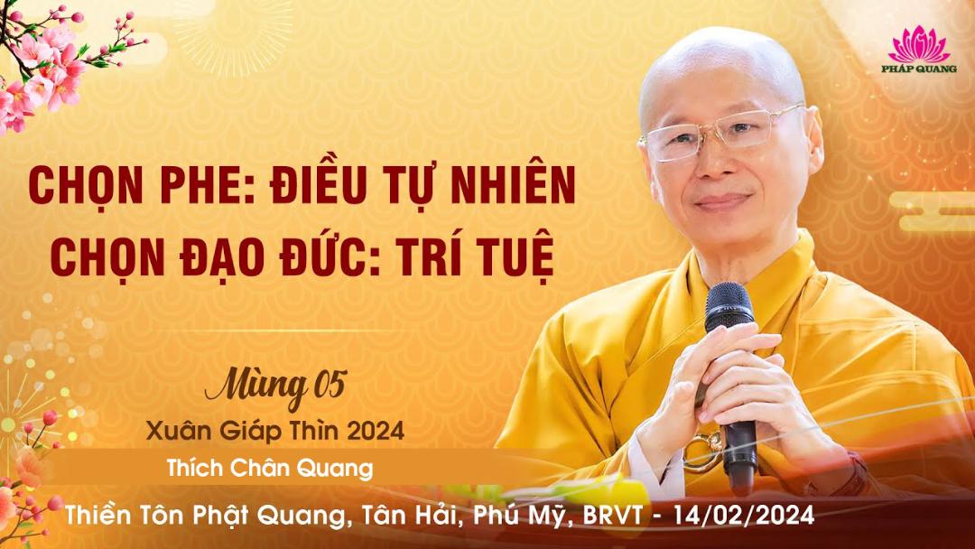 Chọn Phe Điều Tự Nhiên. Chọn Đạo Đức Trí Tuệ