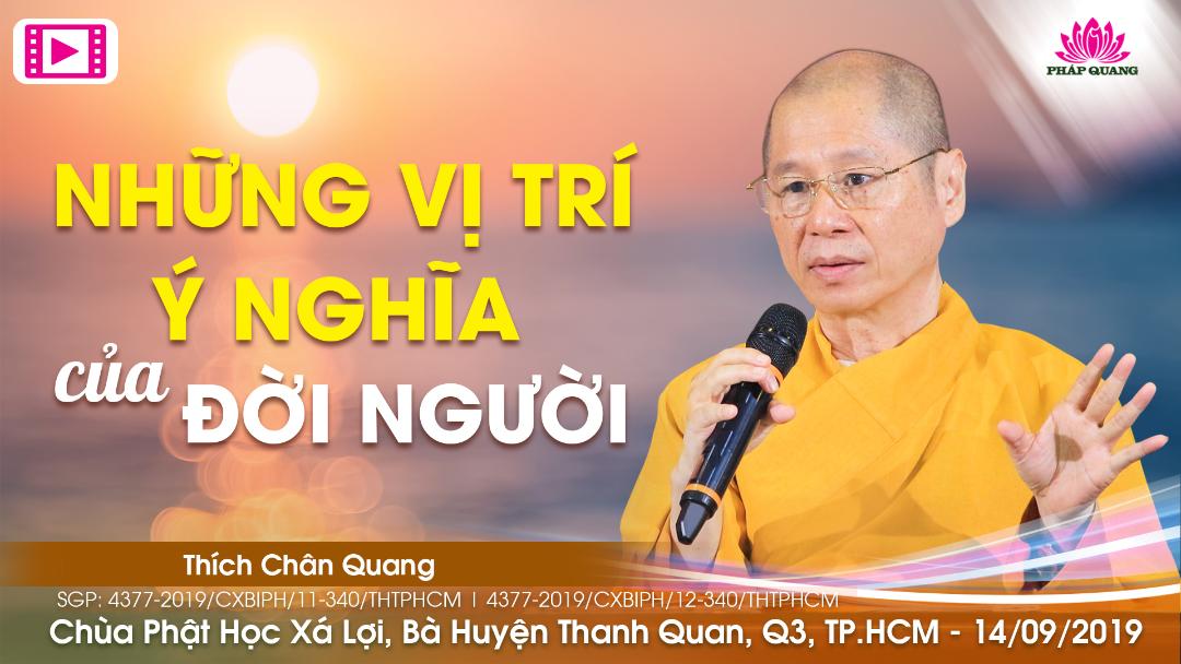 Những Vị Trí ý Nghĩa Của Đời người