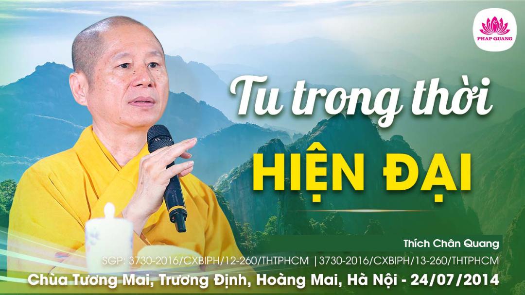 Tu Trong Thời Hiện Đại