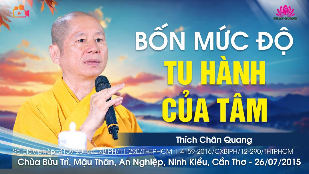 Bốn Mức Độ Tu Hành Của Tâm