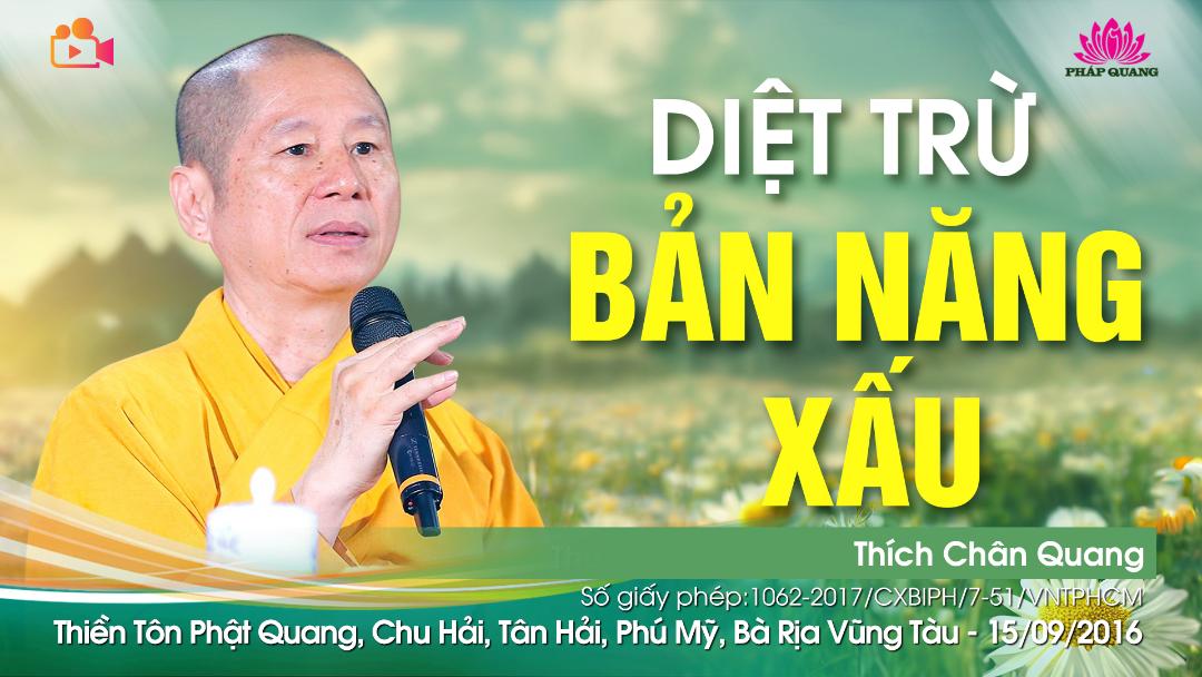 Diệt Trừ Bản Năng Xấu