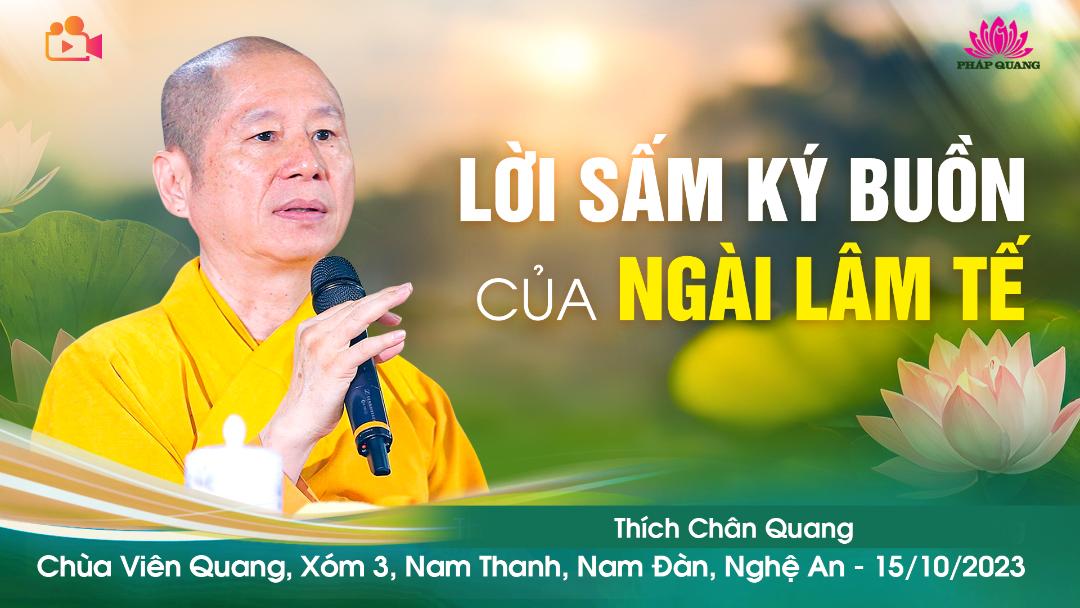Lời Sấm Ký Buồn Của Ngài Lâm Tế