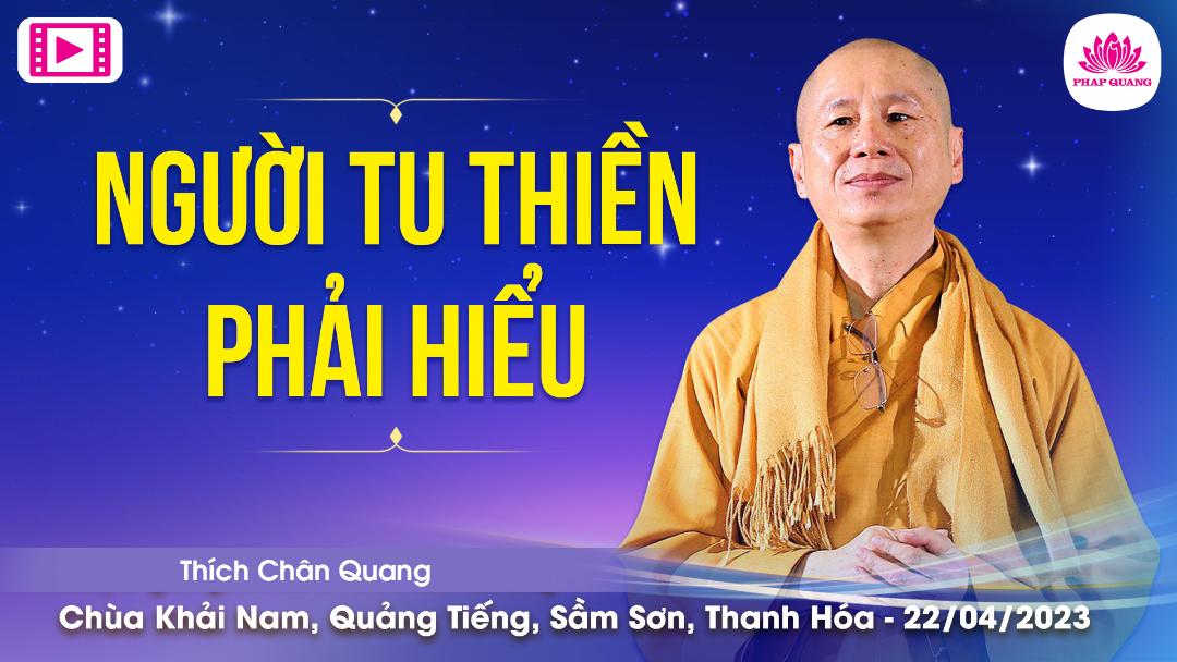 Người Tu Thiền Phải Hiểu