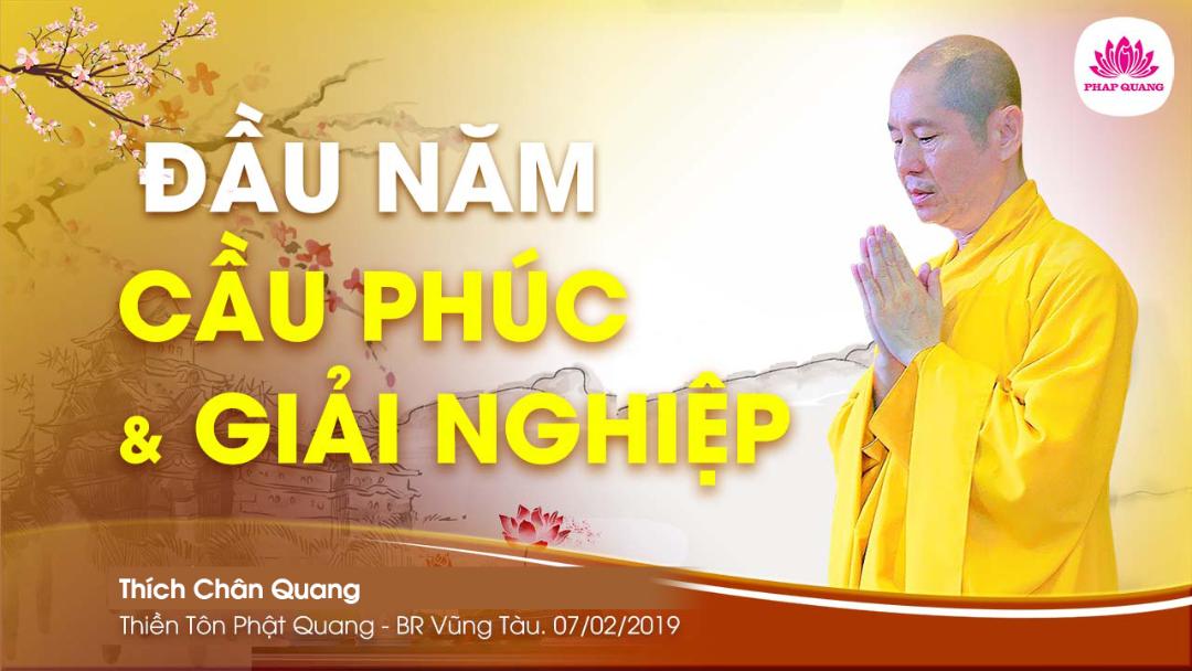 Đầu Năm Cầu Phúc Và Giải Nghiệp