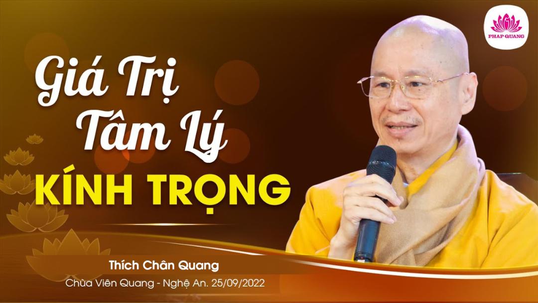 Giá Trị Của Tâm Lý Kính Trọng