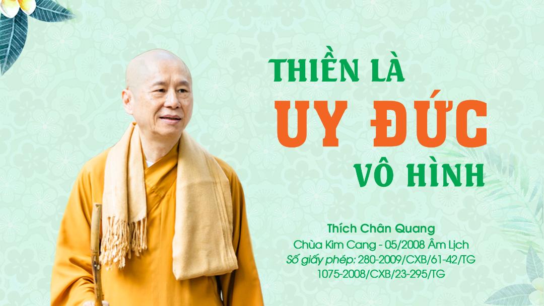 Thiền Là Uy Đức Vô Hình