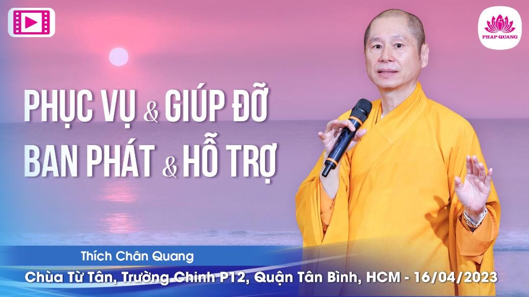 Phục Vụ Và Giúp Đỡ - Ban Phát Hay Hỗ Trợ