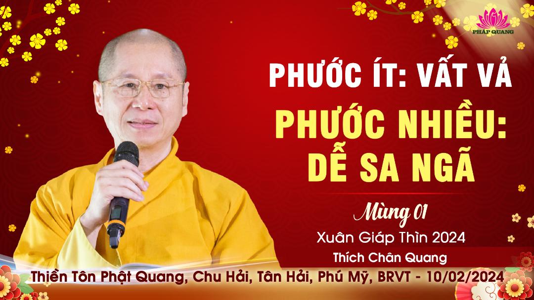Phước Ít: Vất Vả, Phước Nhiều: Dễ Sa Ngã