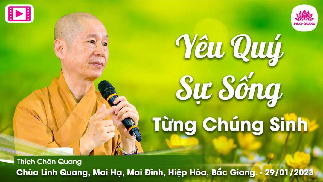 Yêu Quý Sự Sống Từng Chúng Sinh
