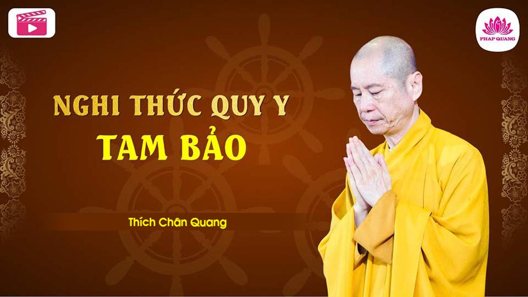 Nghi Thức Quy Y Tam Bảo
