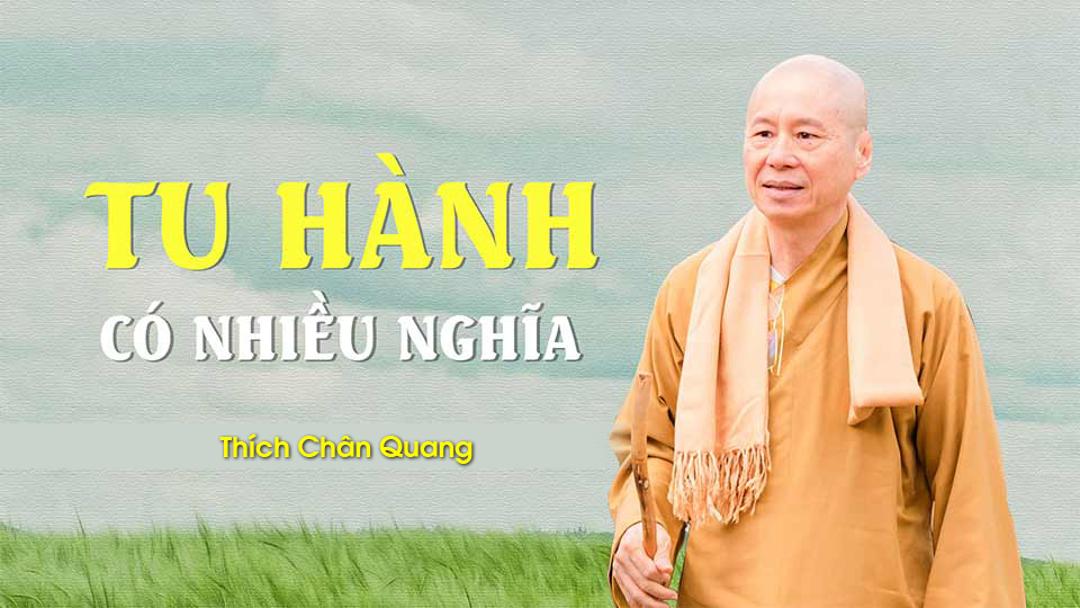 Tu Hành Có Nhiều Nghĩa