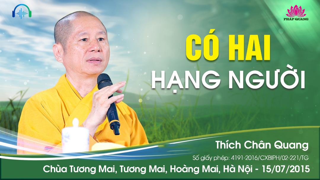 Có Hai Hạng Người