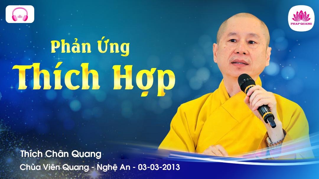 Phản Ứng Thích Hợp
