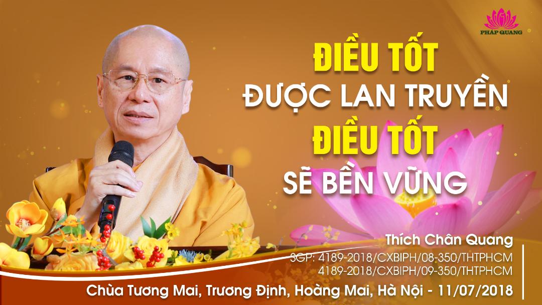 Điều Tốt Được Lan Truyền - Điều Tốt Sẽ Bền Vững