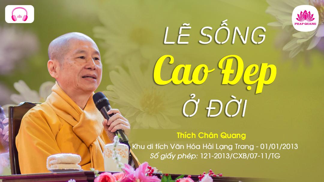 Lẽ Sống Cao Đẹp Ở Đời