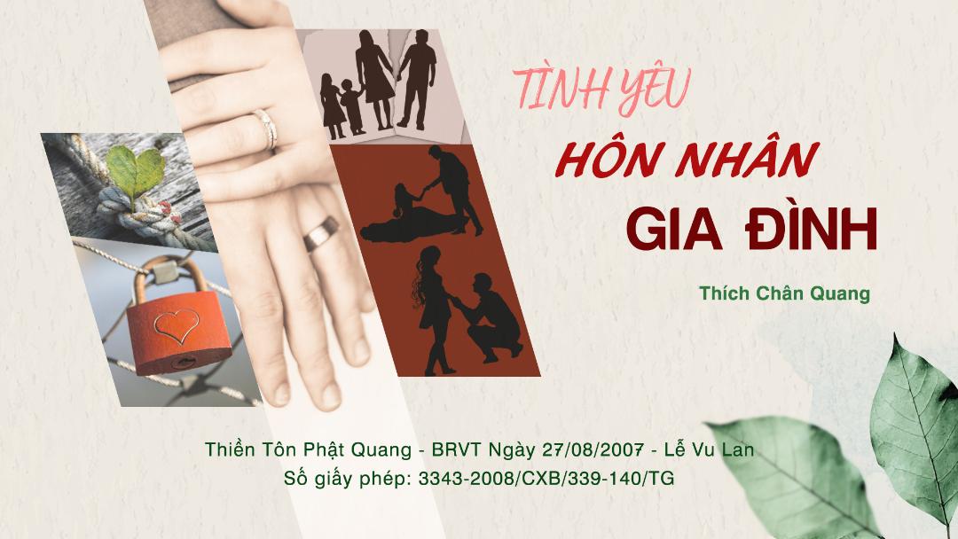 Tình Yêu Hôn Nhân Gia Đình - Phần 1