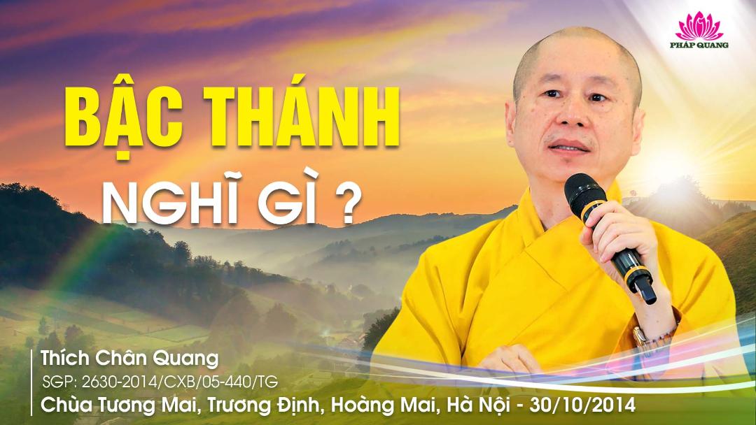 Bậc Thánh Nghĩ Gì