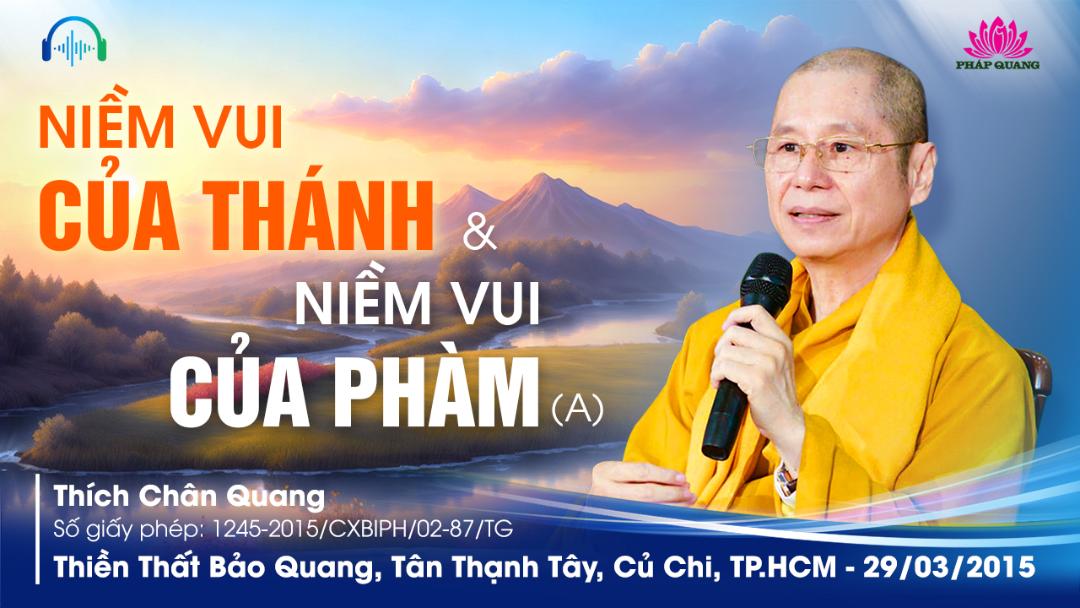Niềm Vui Của Thánh Và Niềm Vui Của Phàm