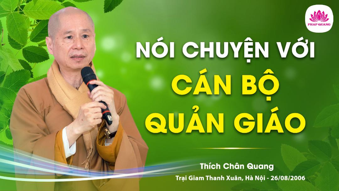 Nói Chuyện Với Cán Bộ Quản Giáo