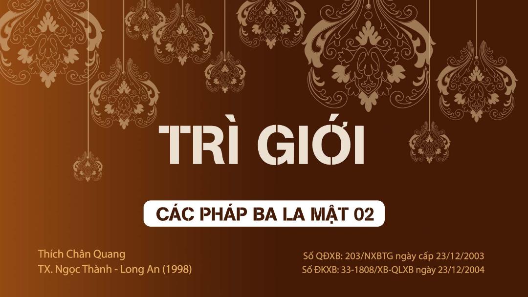 02 Trì Giới