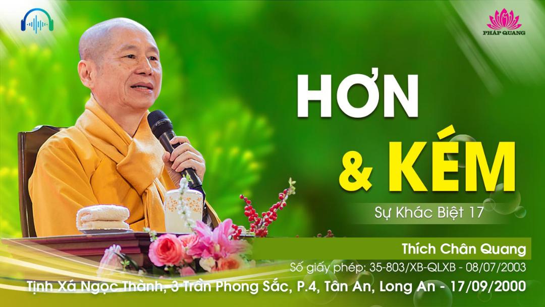 17 Hơn Và Kém