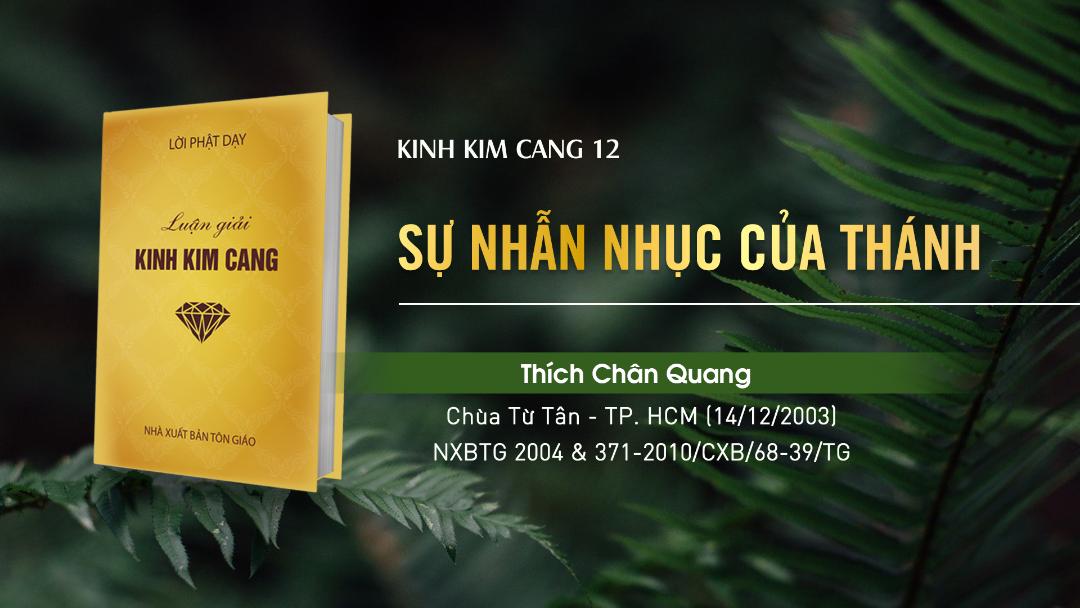 12 Sự Nhẫn Nhục Của Thánh