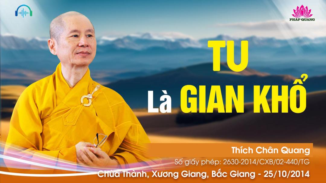 Tu Là Gian Khổ