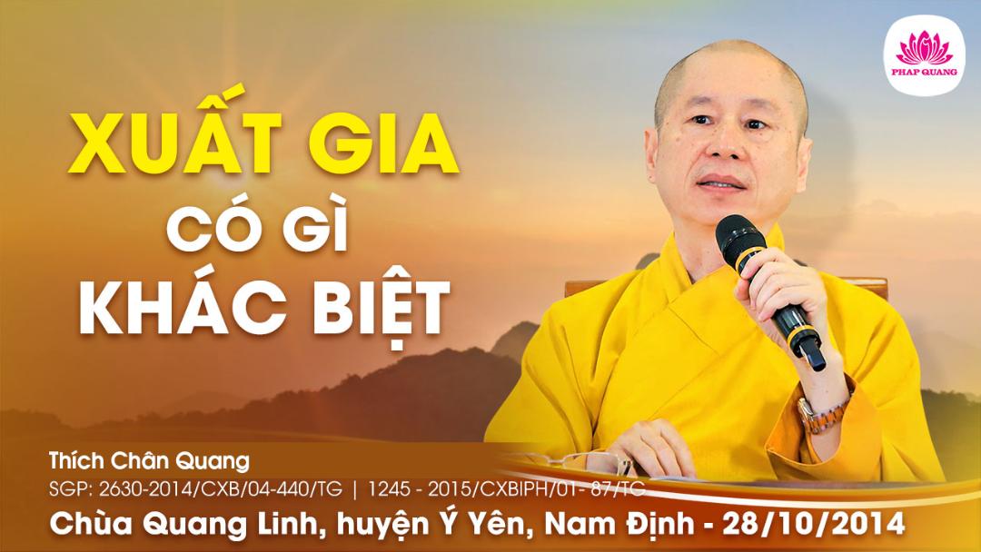Xuất Gia Có Gì Khác Biệt