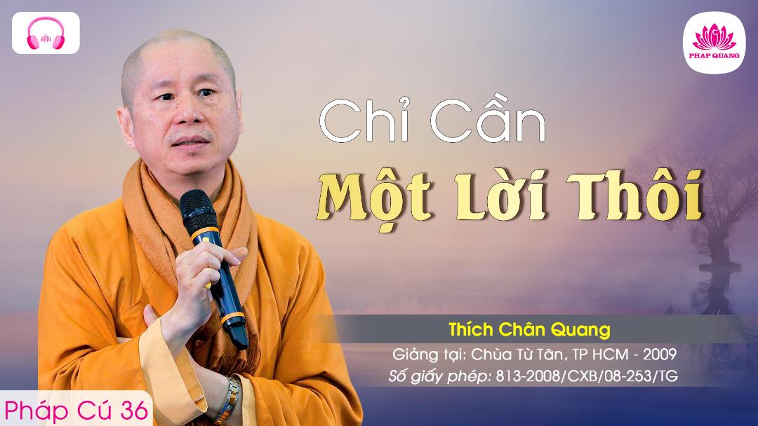36 Chỉ Cần Một Lời Thôi