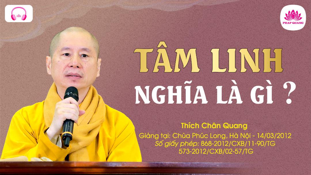 Tâm Linh Nghĩa Là Gì