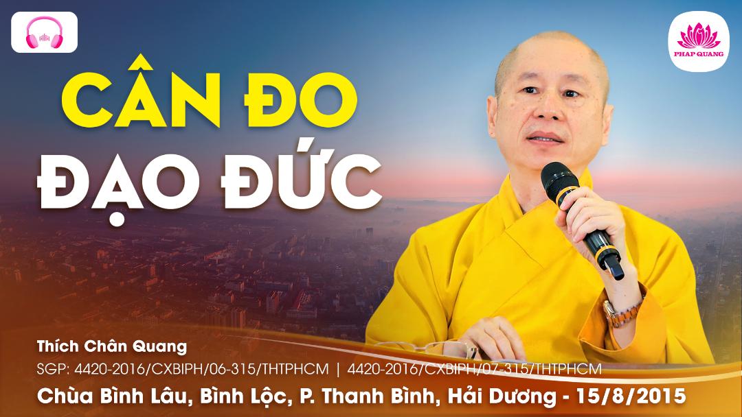 Cân Đo Đạo Đức