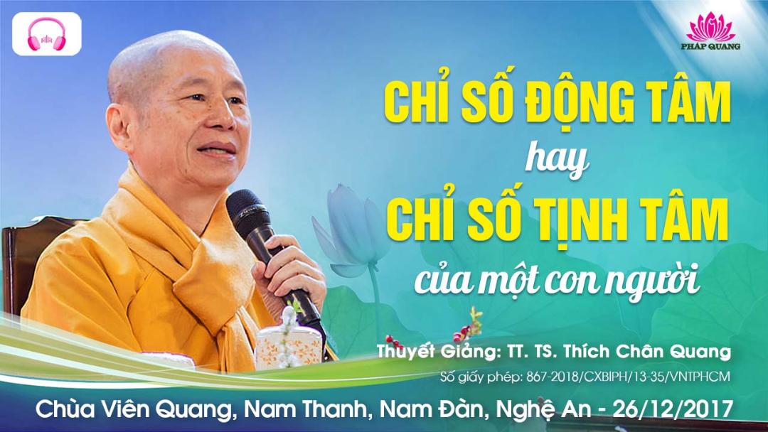 Chỉ Số Động Tâm Hay Chỉ Số Tịnh Tâm Của Một Con Người