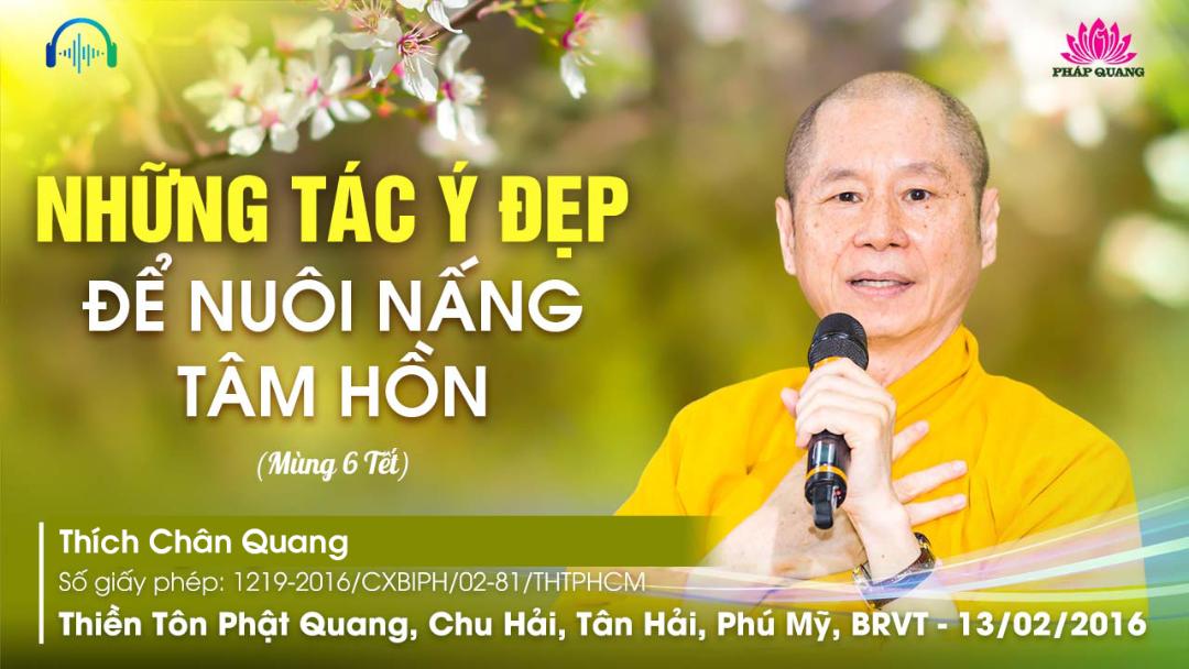 Những Tác Ý Đẹp Để Nuôi Nấng Tâm Hồn