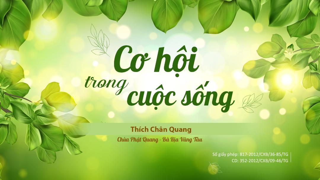 Cơ Hội Trong Cuộc Sống