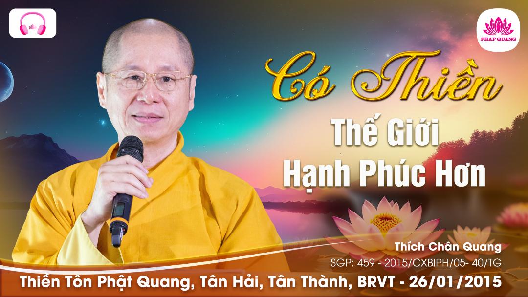 Có Thiền Thế Giới Hạnh Phúc Hơn