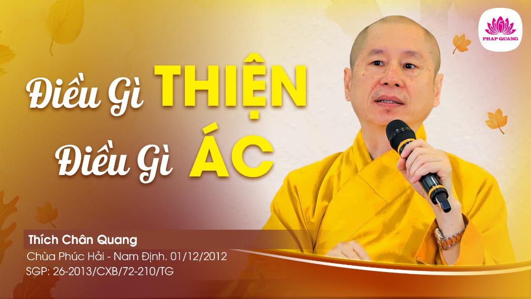 Điều Gì Thiện Điều Gì Ác