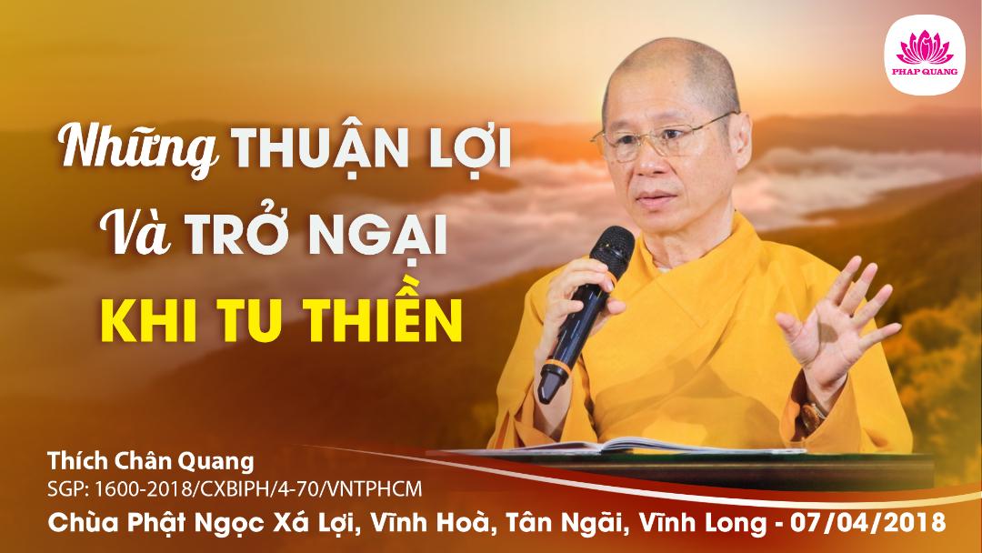 Những Thuận Lợi Và Trở Ngại Khi Tu Thiền