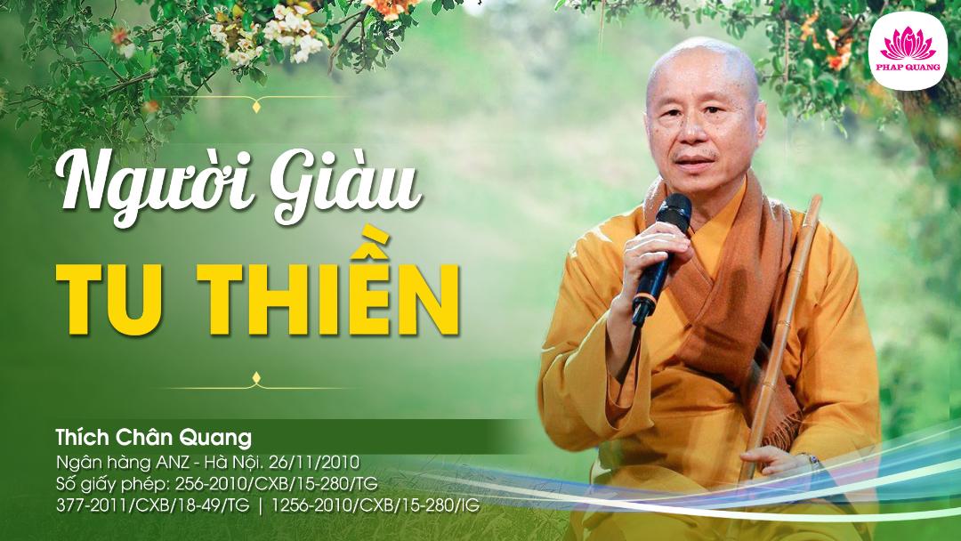 Khi Người Giàu Tu Thiền