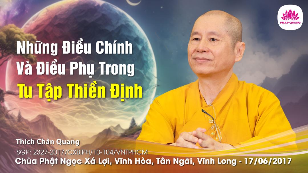 Những Điều Chính Và Điều Phụ Trong Tu Tập Thiền Định