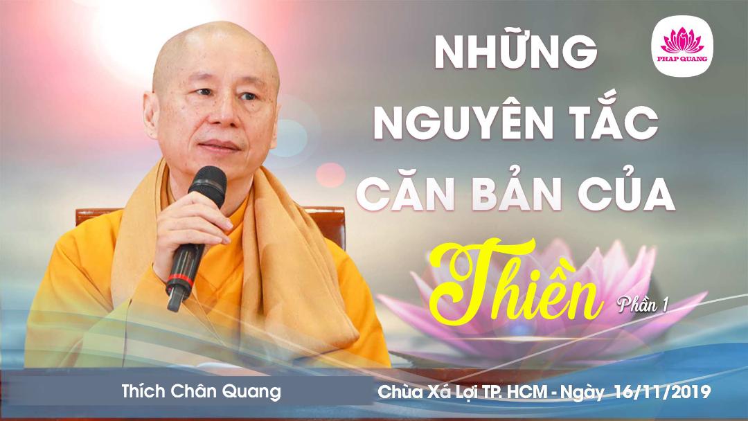 Những Nguyên Tắc Cơ Bản Của Thiền Định - Phần 1