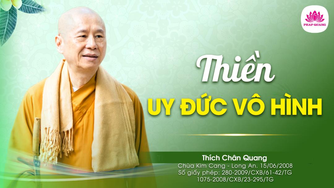 Thiền Là Uy Đức Vô Hình